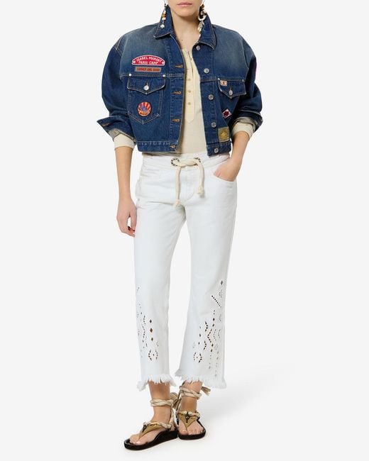 Isabel Marant Blue Demia Jacket