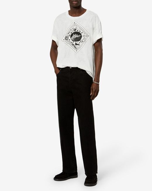 Isabel Marant White Hiroe Tee Shirt for men