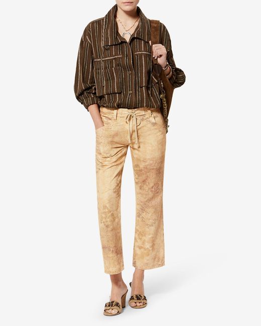 Isabel Marant Natural Camila Pants