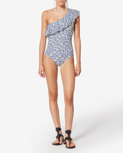 Isabel Marant Blue Sicilya Swimsuit