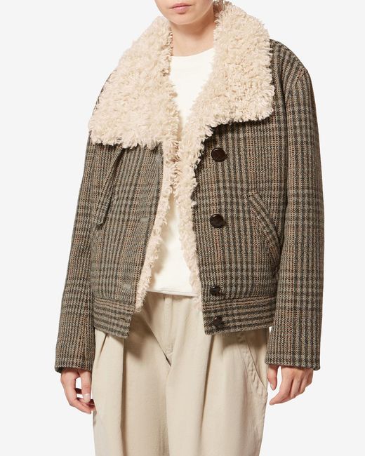 Isabel Marant Natural Fadia Coat