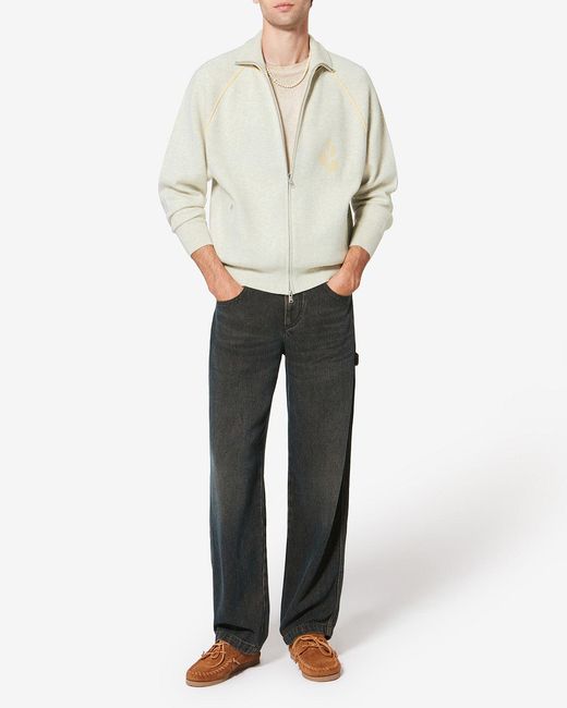 Isabel Marant White Sergio Cardigan for men