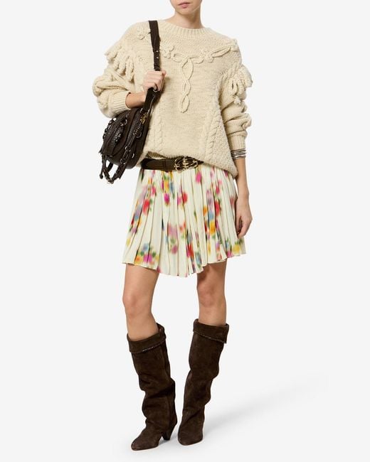 Isabel Marant White Livy Skirt