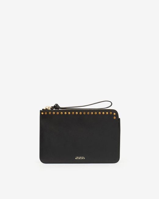 Isabel Marant Black Oskan Flat Pouch