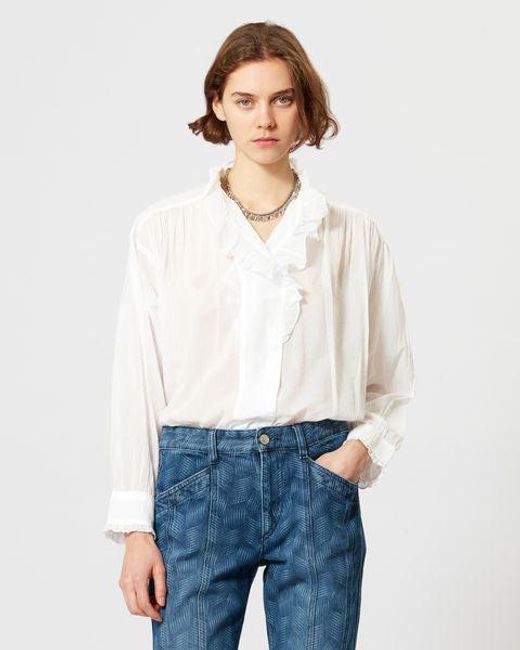 Isabel Marant White Pamias Top