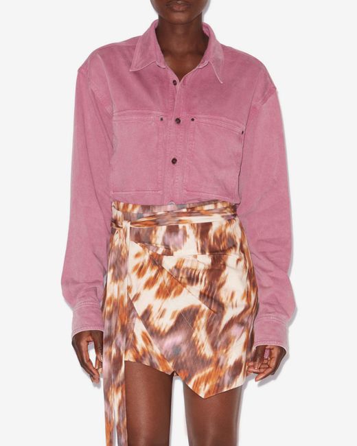 Isabel Marant Pink Hemdbluse Raquel