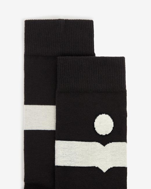 Isabel Marant Black Nesson Socks for men
