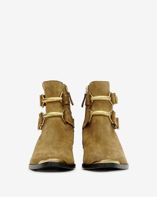 Isabel Marant Gray Zalya Boots
