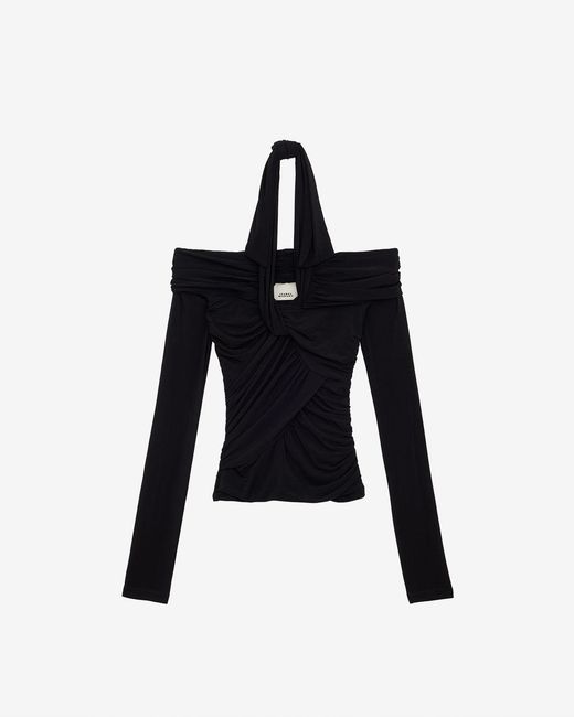 Isabel Marant Black Vonda Top