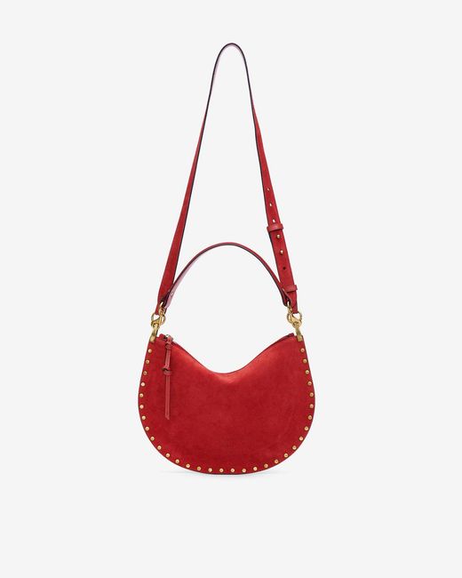 Isabel Marant Red Oskan Soft Zipped Bag