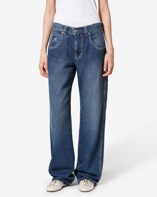 Isabel Marant Blue Jeyda Pants