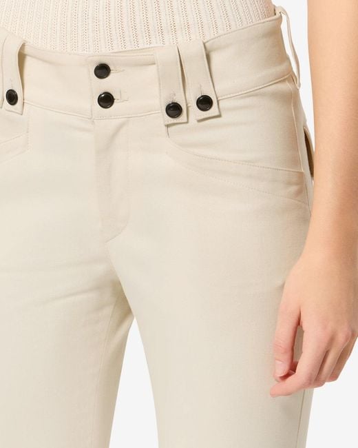 Isabel Marant White Berna Pants