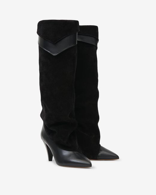 Isabel Marant Black Lezra High Boots