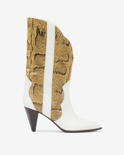Isabel Marant White Witney Low Boots