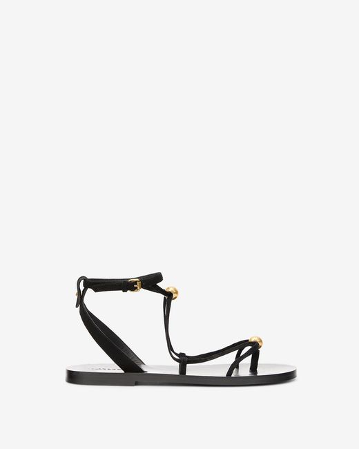 Isabel Marant White Azzi Sandals