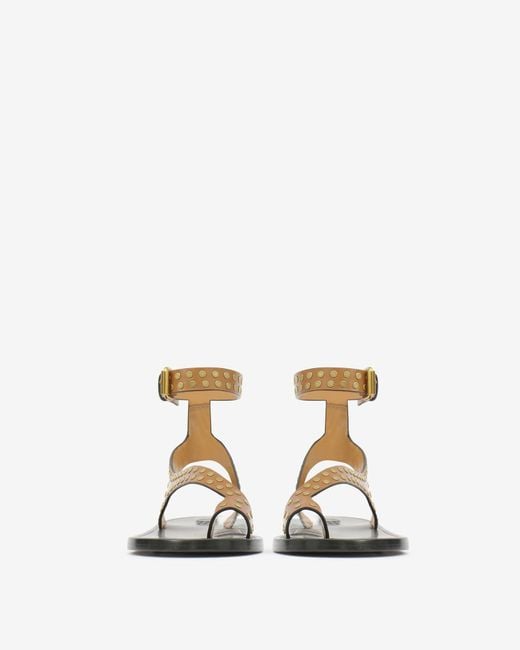 Isabel Marant White Jiona Sandals