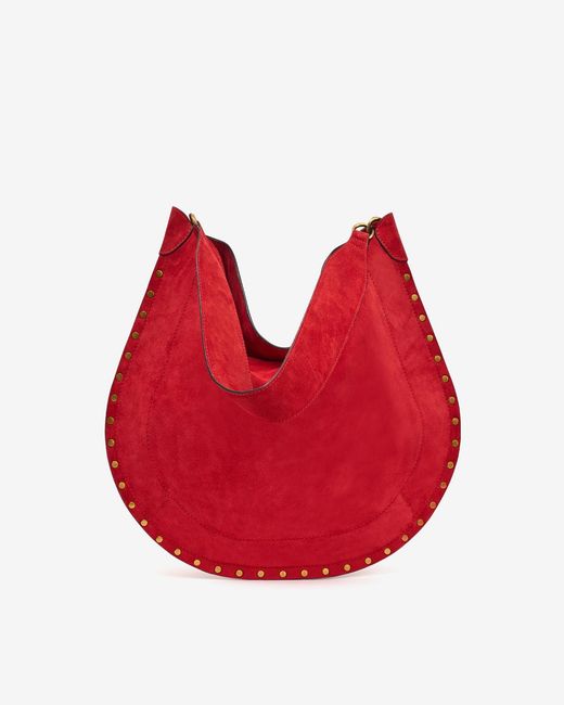 Isabel Marant Red Oskan Hobo Soft Bag