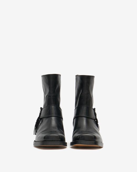 Isabel Marant Black Akson Gaucho Boots