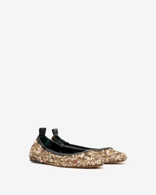 Isabel Marant Black Belna Ballerinas