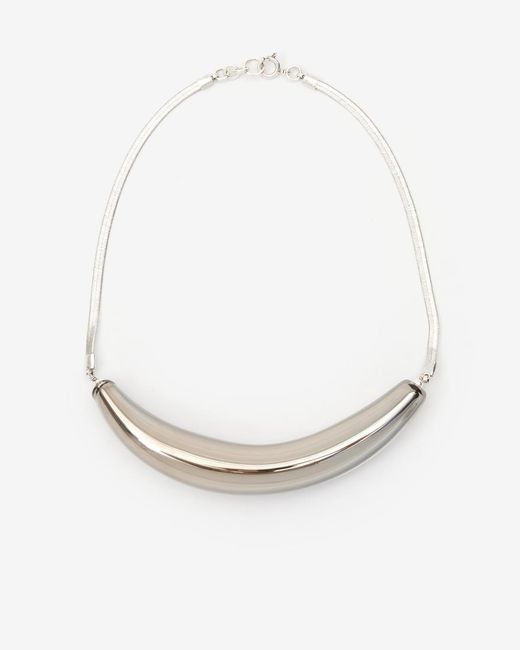 Isabel Marant White Oyan Necklace