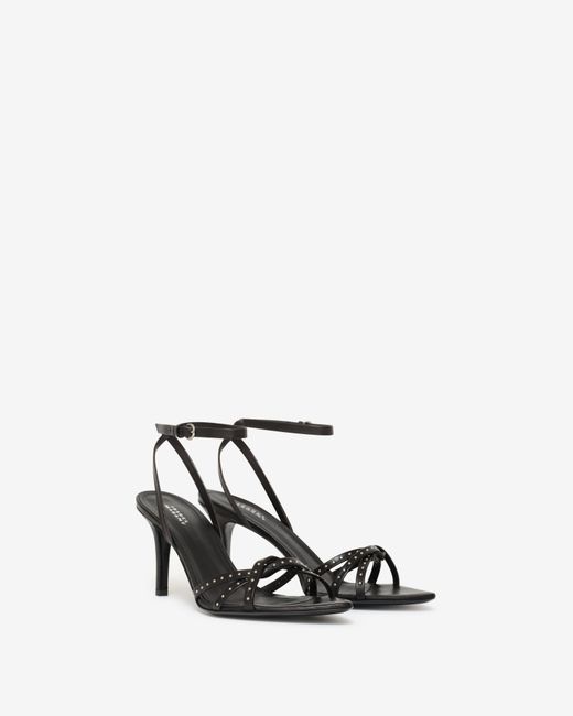 Isabel Marant White Adole Sandals