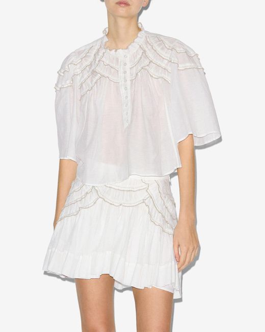 Top Carmen di Isabel Marant in White