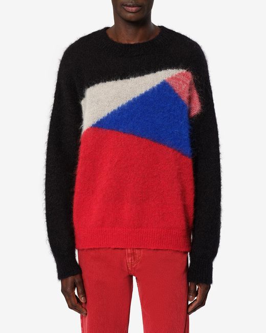 Isabel Marant Blue Leonard Mohair Sweater for men
