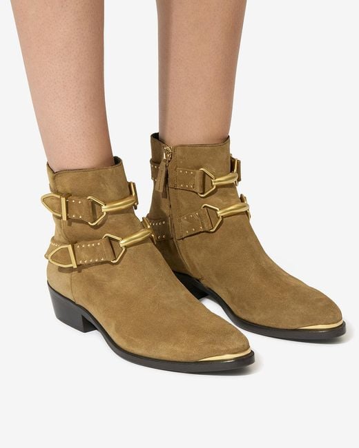 Isabel Marant Gray Zalya Boots