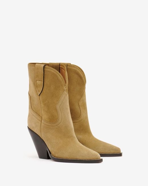 Isabel Marant White Leyane Boots