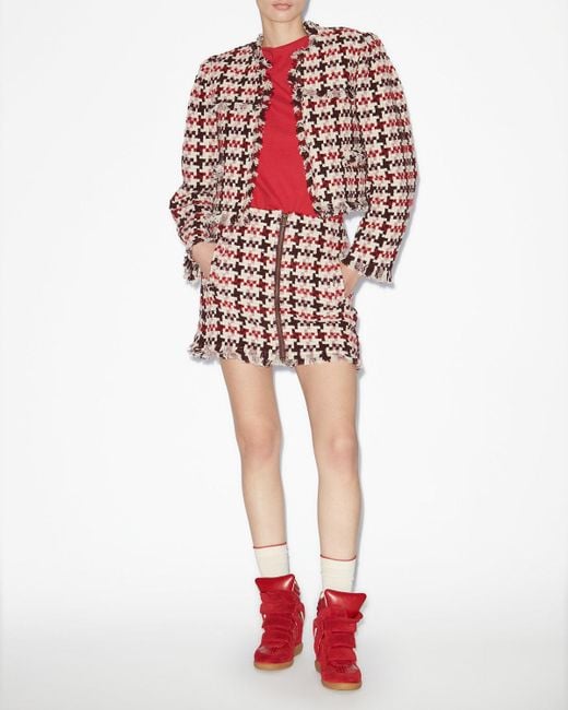 Isabel Marant Red Amelio Jacket