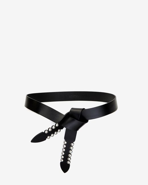 Isabel Marant Black Lecce Leather Belt