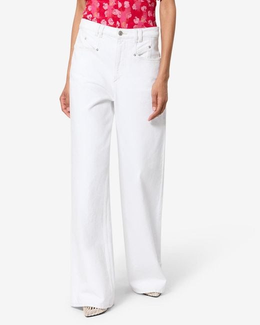 Isabel Marant White Lemony Pants