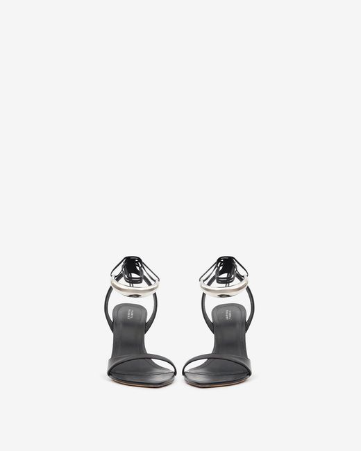 Isabel Marant White Alziry Sandals