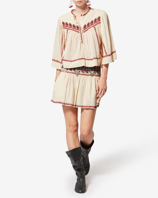Isabel Marant White Juline Top