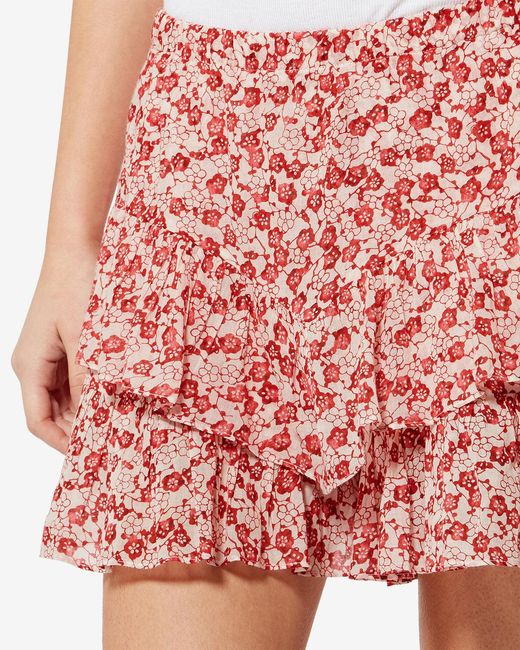 Isabel Marant Red Jocadia Shorts