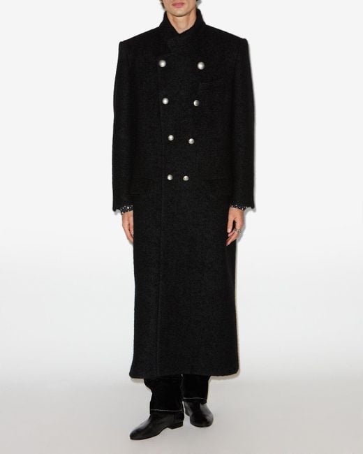 Cappotto Gil di Isabel Marant in Black da Uomo