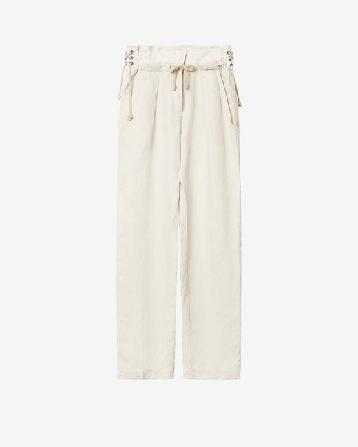 Isabel Marant White Sharon Pants