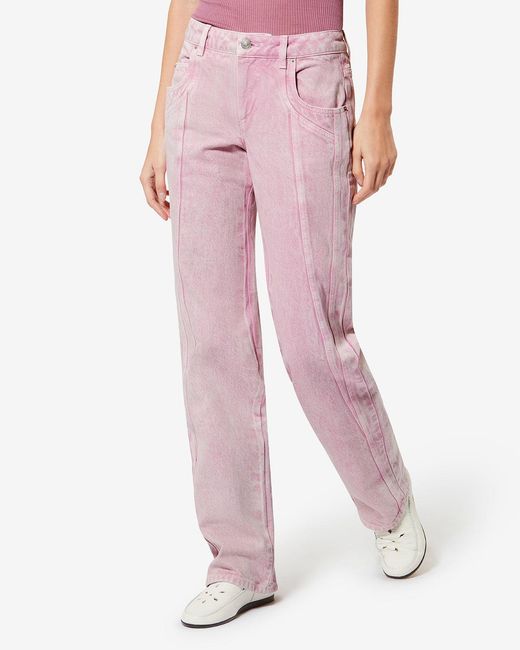 Isabel Marant Pink Jaylis Pants