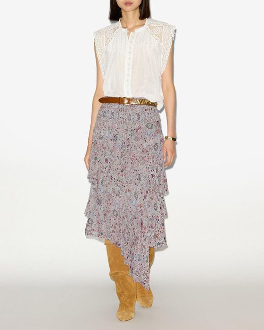 Jupe Brigitte Isabel Marant en coloris Multicolor