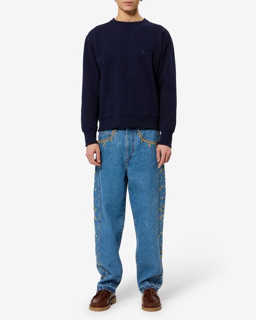 Isabel Marant Blue Mike Sweat Shirt for men