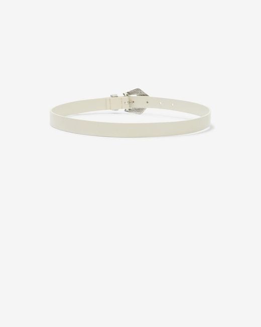 Isabel Marant White Coraline Belt