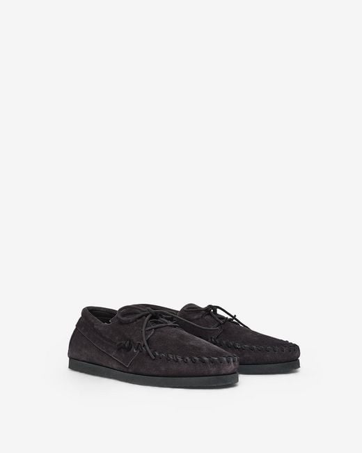 Isabel Marant Black Fenlis Loafers for men