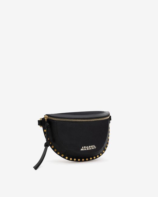 Isabel Marant Black Skano Leather And Cotton Belt Bag for men