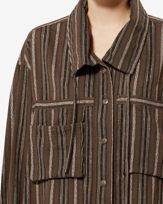 Isabel Marant Brown Chelia Shirt