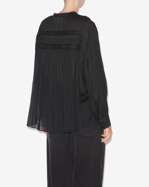 Isabel Marant Black Plalia Blouse