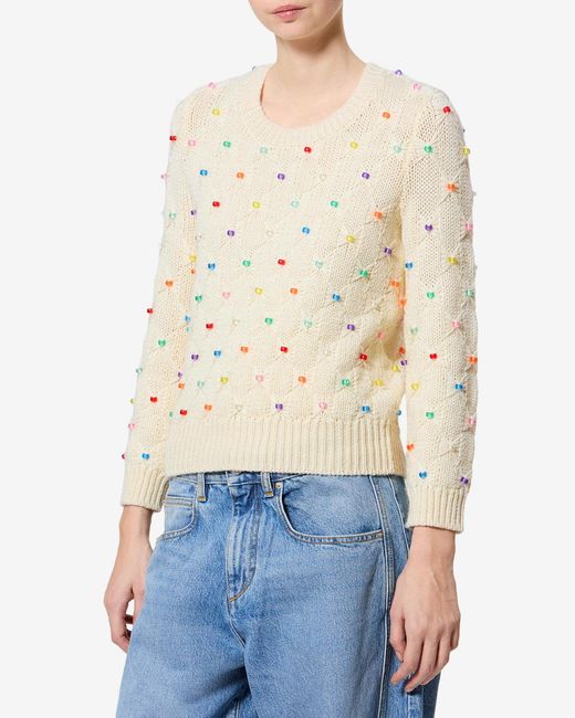 Isabel Marant White Priyanka Pullover