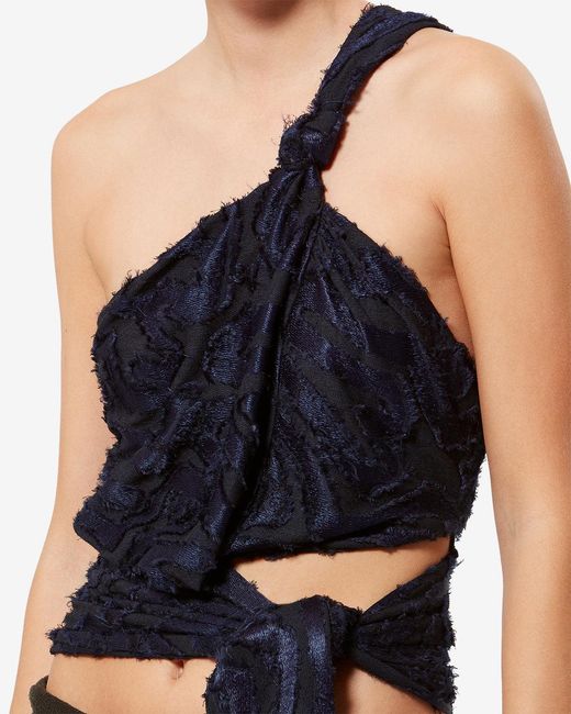 Isabel Marant Blue Leyda Top