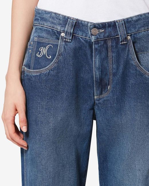 Isabel Marant Blue Jeyda Pants