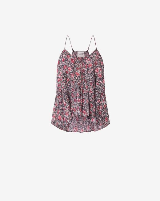 Isabel Marant Purple Lirhetta Top