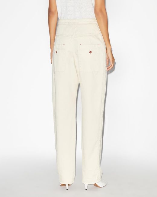 Isabel Marant White Philna Pants